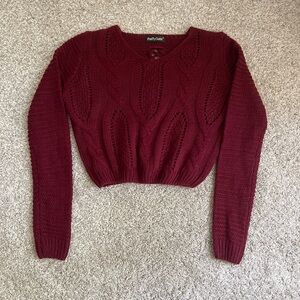 Crop sweater